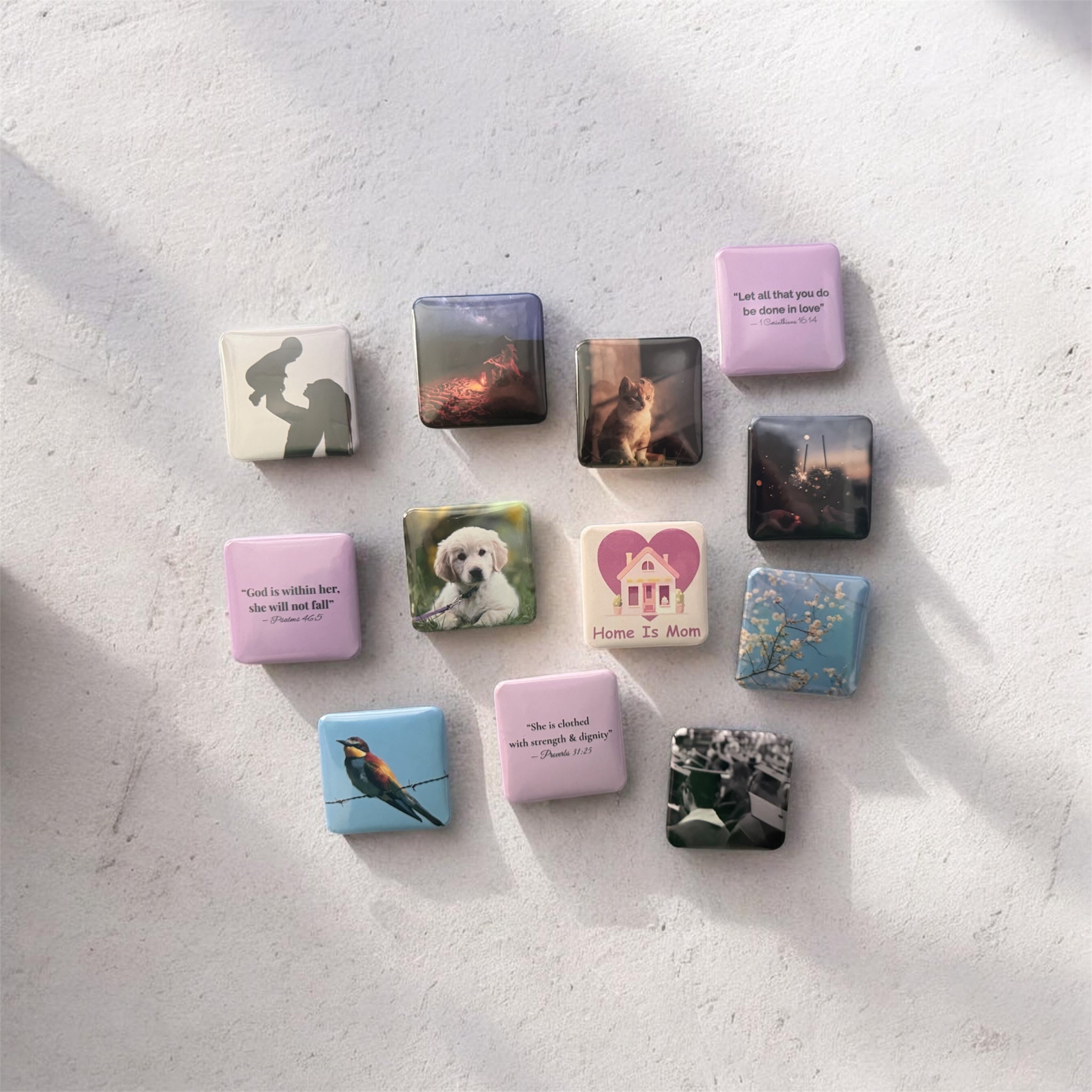 3 Pack Custom Photo Magnets
