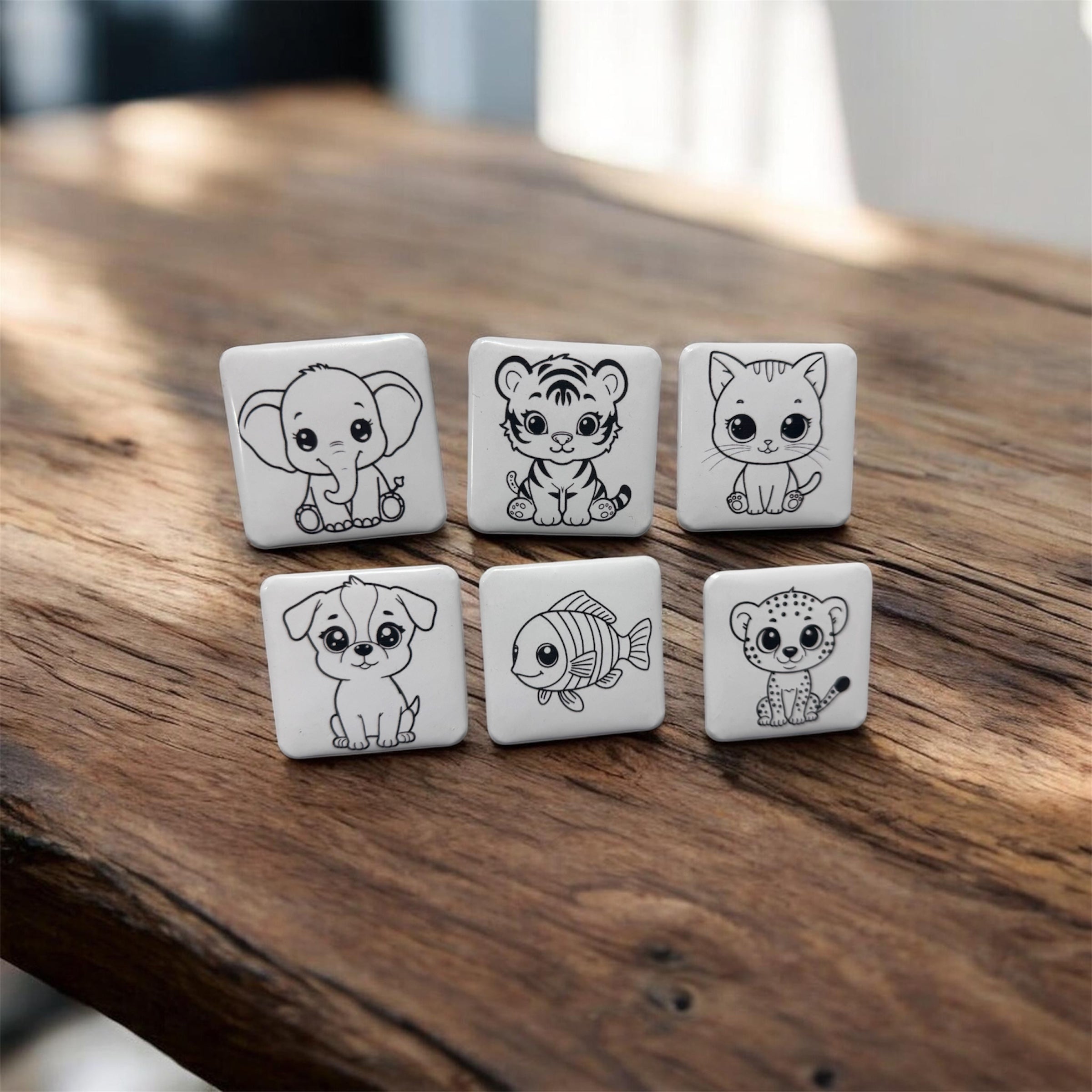 Animal Coloring Magnets NO MARKERS
